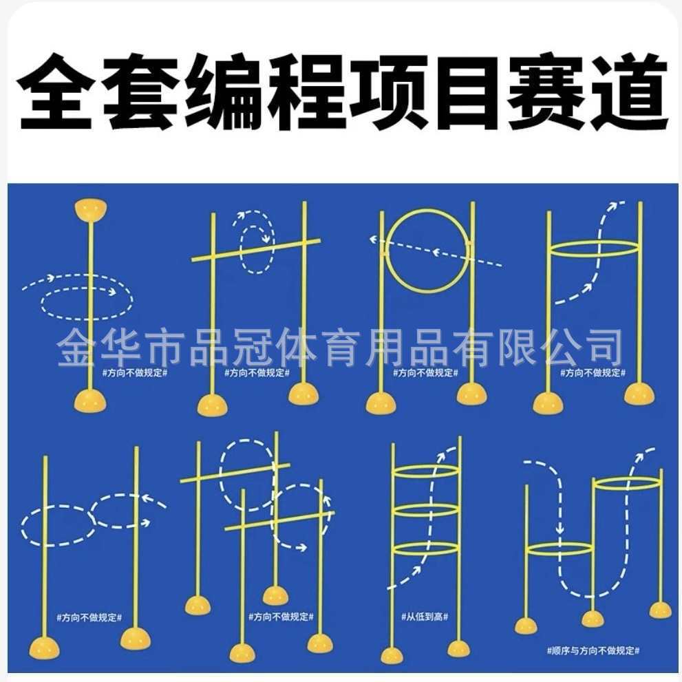 Círculo de entrenamiento de obstáculos de drones