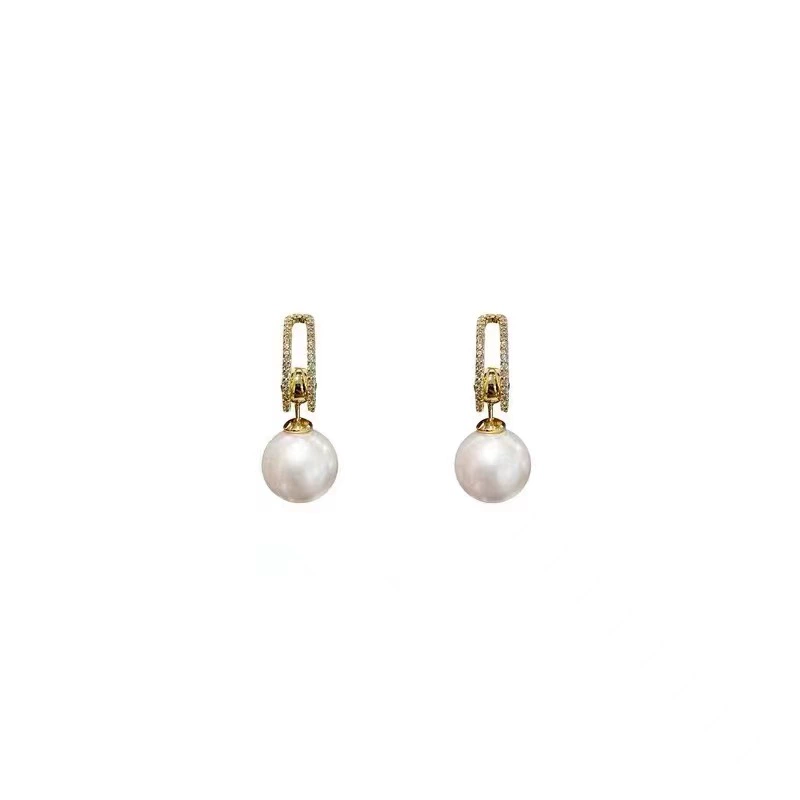 Серебряные серьги с иглой, серебро 925, акценты циркония и кошачий глаз, микроинlay, лёгкие 0.008 кг