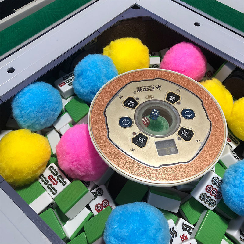Mahjong Machine Cleaning Balls, Fully Automatic Upgraded Version, Silent Cotton Balls, Noiseless Moisture Removal, Mahjong Hall Cleaning Balls
