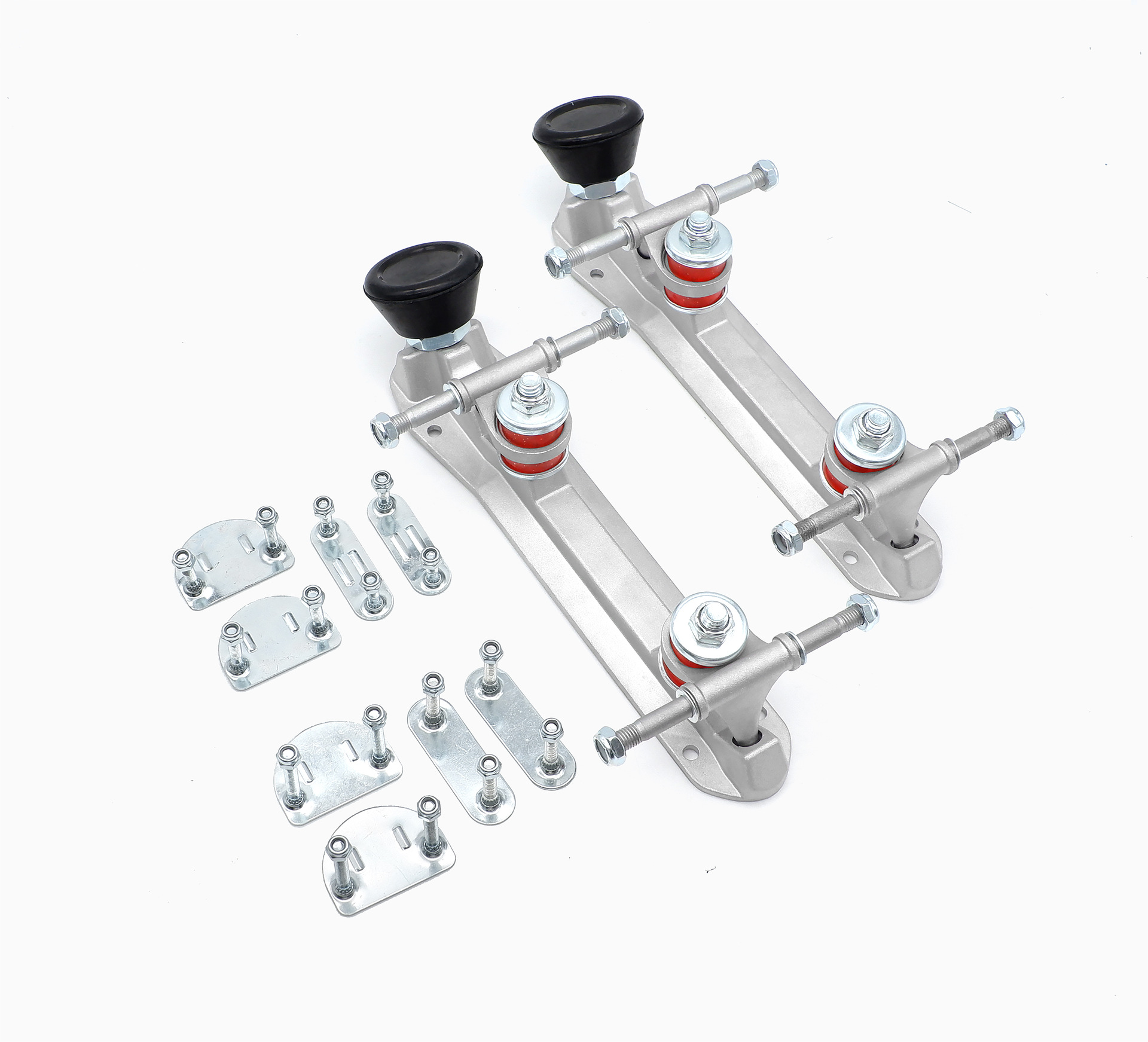 Patines de ruedas de doble fila patines de cuatro ruedas de aleación de aluminio base de patines accesorios rollerskatingbracket