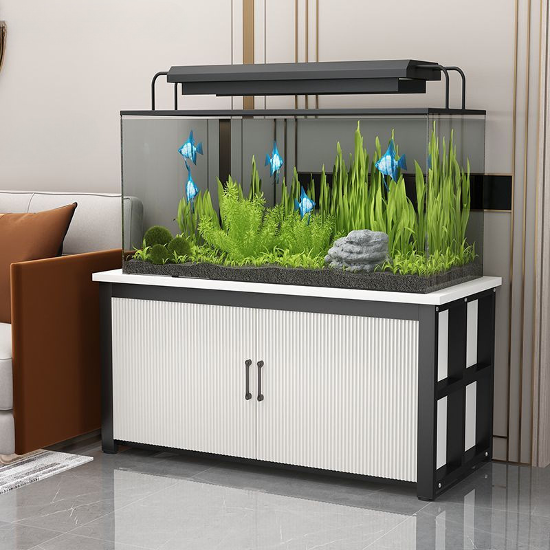 Fish Tank Rack with Base Cabinet Multi-Layer Steel Frame Fish Tank Cabinet Load-Bearing Household Aquarium Base Living Room Small and Medium Fish Tank Cabinet