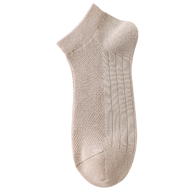 summer thin solid color universal casual socks low-cut