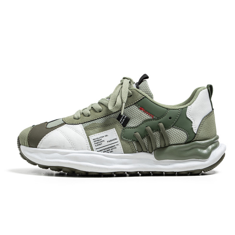 Scarpe da uomo, nuove scarpe da allenamento tedesche traspiranti in rete Fly-woven, scarpe da basket versatili alla moda con aumento dell'altezza interna, scarpe sportive casual da papà_voghion.com