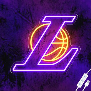 Cross-Border E-Commerce Popular Basketball Neon Sign Basketball Led Neon Light Dimmable Led Neon Decorative Light