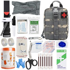 アウトドア旅行応急処置用品サバイバルツールセットサバイバル緊急キット多機能戦術的な戦場応急処置用品