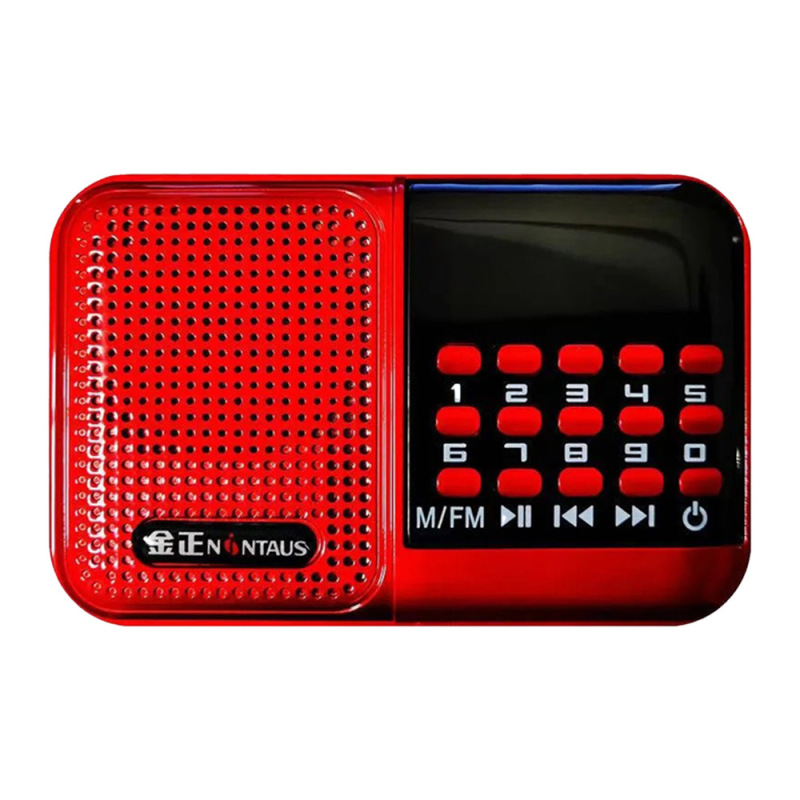 金正S61 fmラジオ放送老人芝居機携帯型カード小音響大音量プレーヤー|undefined