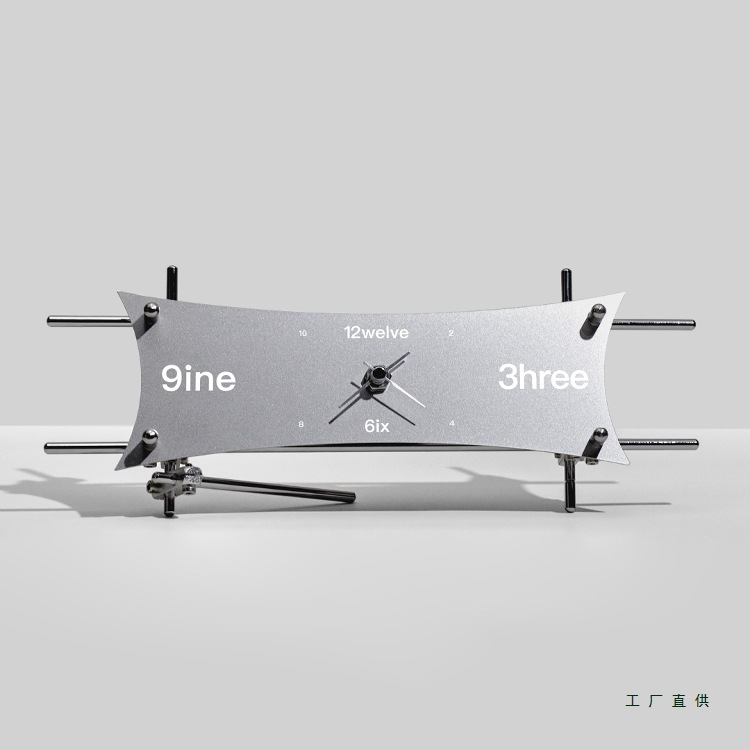 ｜mini款光轴钟风筝钟金属面 桌面款摆件装饰礼物