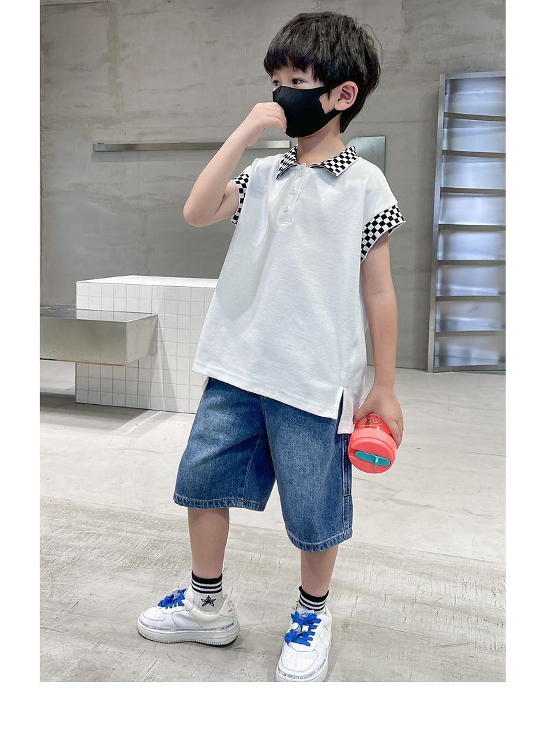 Jongens spijkerbroek shorts zomer bermudashorts trendy kindermode_voghion.com