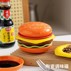 超かわいい陶磁器の味皿に調味料をつけて家庭用小皿皿に醤油皿を入れます。