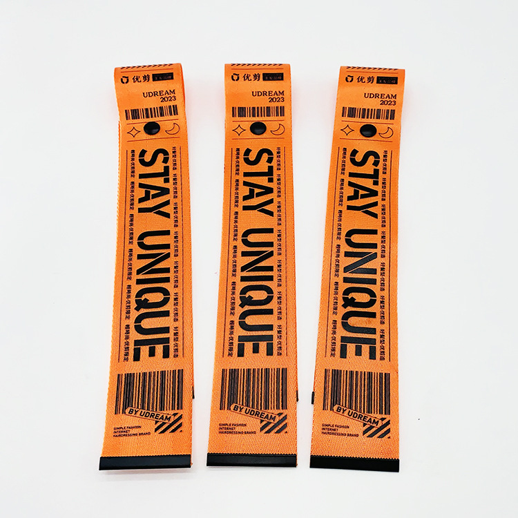 厂家定制真尼龙胶印自行车骑行机场箱包行李牌背包个性挂饰飘带