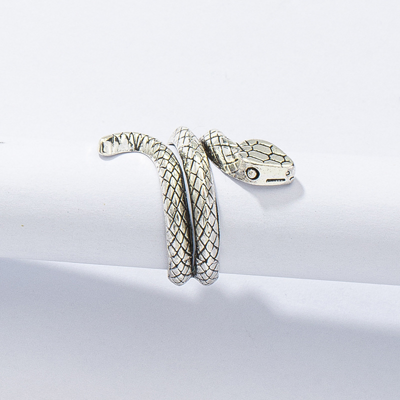 Fashion Alloy Snake Ring Wholesale display picture 2