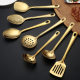 Factory wholesale stainless steel kitchenware kitchen cooking household suit spatula frying shovel rice spoon meat fork soup spoon colander