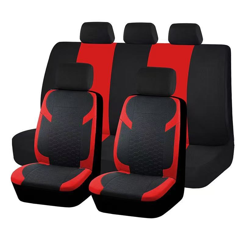 Meike Duo Cross-Border Foreign Trade Export Hexagonal Honeycomb Style Universal Car Seat Cover Southeast Asia, Europe and America Temu