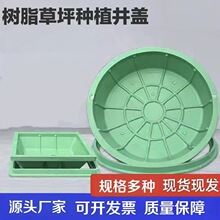 树脂草盆井绿化种植草盆井盖植草井盖下沉式隐形井盖草坪井盖厂家