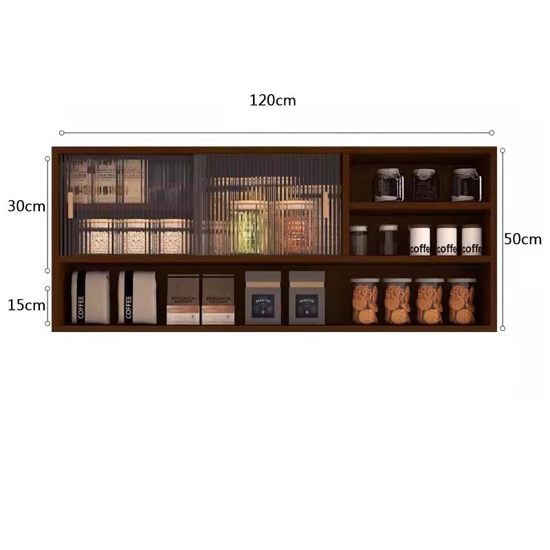 实木厨房吊柜墙壁柜墙上储物柜餐边柜阳台卫生间挂墙置物收纳柜子|undefined