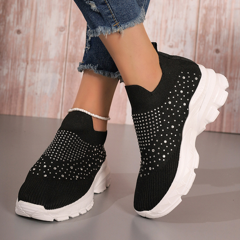 Women's Sports Solid Color Round Toe Sports Shoes display picture 21