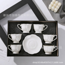 欧式咖啡杯碟套装下午茶套装杯创意送礼简约陶瓷高档杯子厂家批发