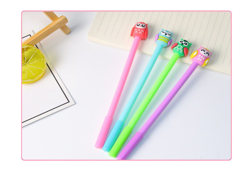 1 Piece Owl Class Learning Daily Plastic Cute Gel Pen display picture 1