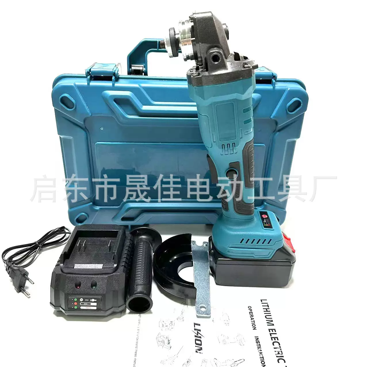 厂家直供 无刷充电式角磨机 锂电抛光机 无线打磨机 电动角磨机