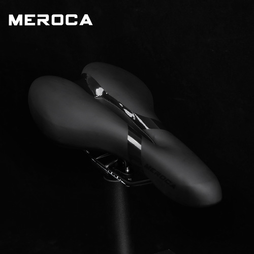 MEROCA bicycle seat cushion, mountain bike folding bike, fast bike, soft and comfortable hollow seat cushion, seat bag seat cushion