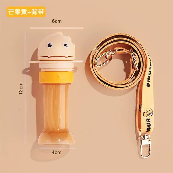 Little Dinosaur straw converter-Mango Yellow (Gift Belt)