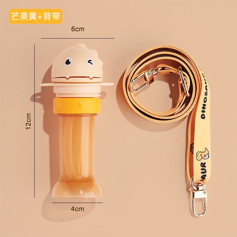 Beber taza de dibujos animados taza de paja tritan material bebé beber gran vientre taza niños beber taza estudiante al por mayor