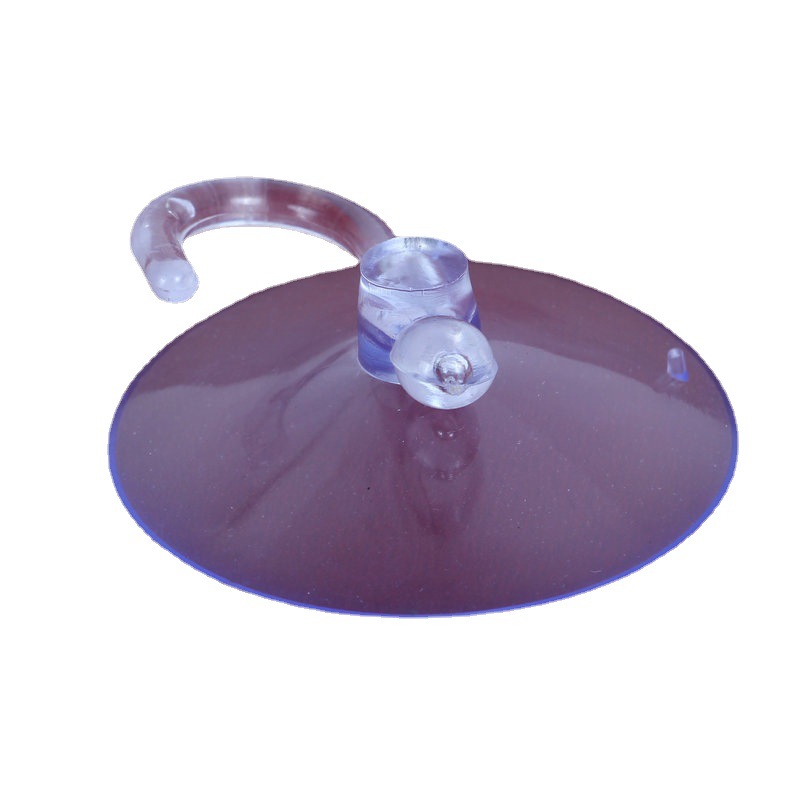 Transfronterizo transparente lechón gancho baño cocina azulejo vacío plástico lechón gancho PVC vidrio perforado lechón