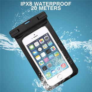 Waterproof Mobile Phone Bag with Touch Screen, Swimming and Rafting Equipment, Waterproof Mobile Phone Bag with Touch Screen, Level 8 Waterproof
