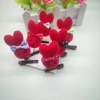 B.Duck, hairgrip heart-shaped, windmill toy, children's hair accessory, wholesale, duck, Birthday gift