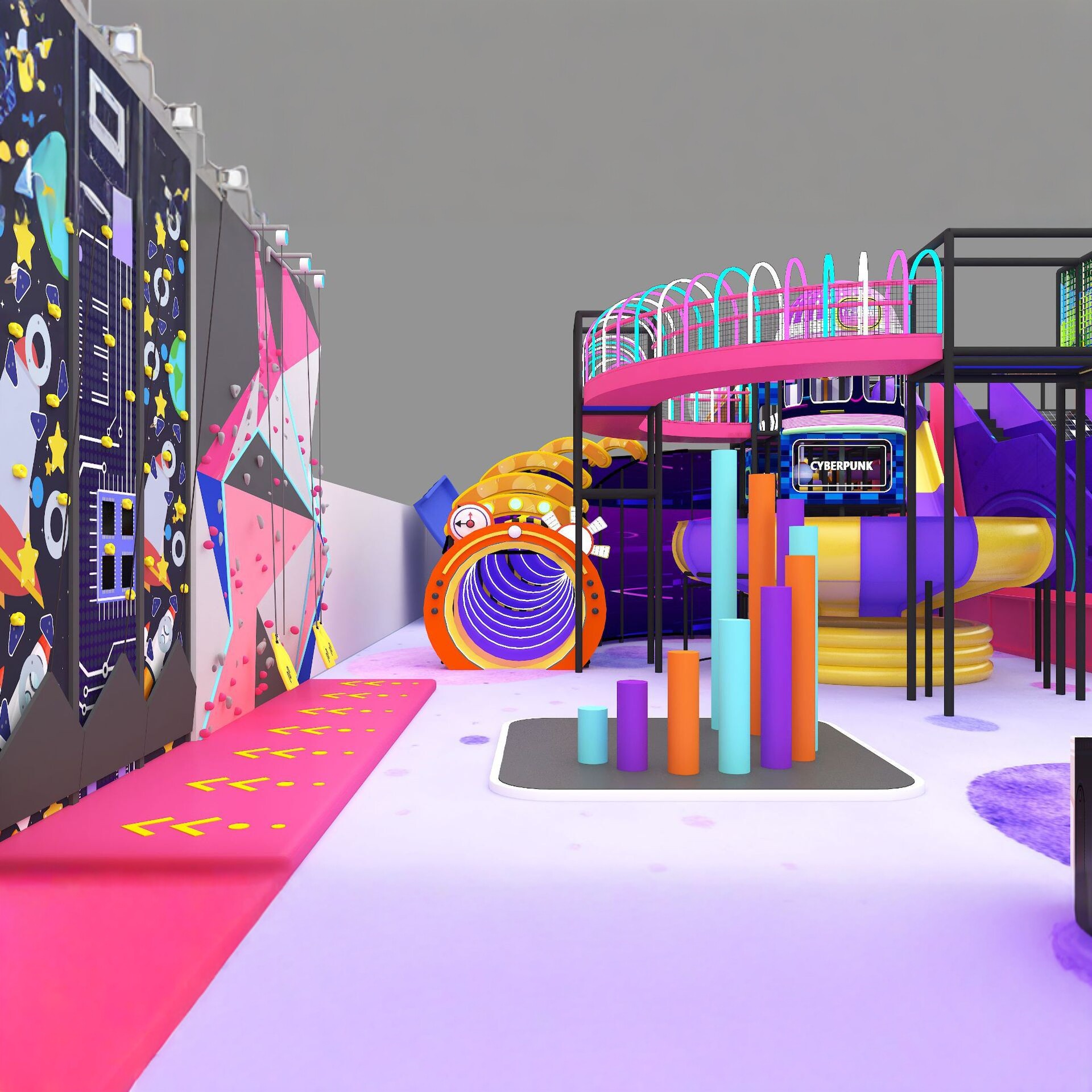 儿童游乐场设备淘气堡滑梯乐园幼儿园商场设施厂家定制蹦蹦床