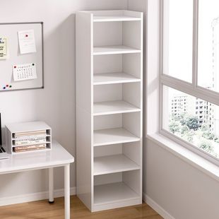 Bookshelf Floor-Standing Household Multi-Layer Living Room Storage Cabinet Wall Storage Cabinet Simple Modern Narrow Version Simple Bookcase