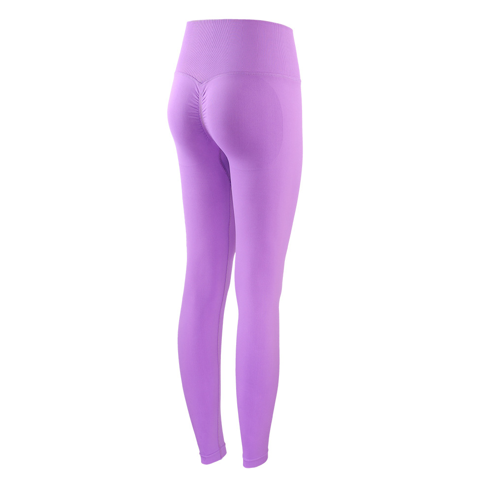 Mocha melocotón pantalones nuevo lycra alta cintura yoga Pantalones de mujer apretado nude fitness pantalones transpirable yoga deportes Pantalones