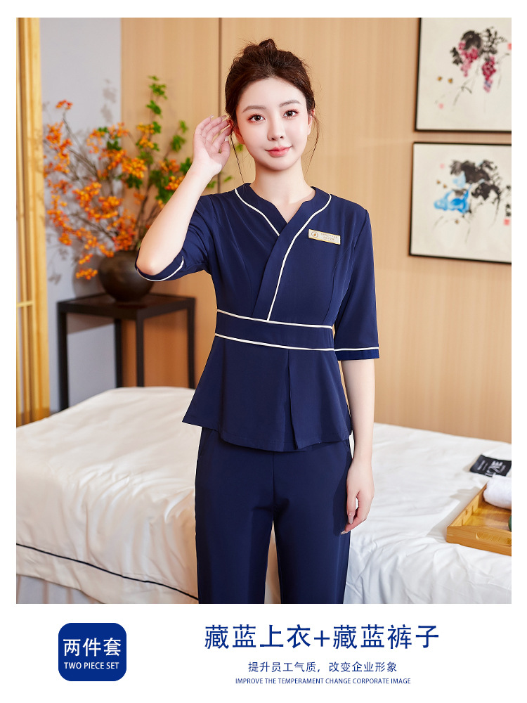 22007 navy blue top navy blue pants