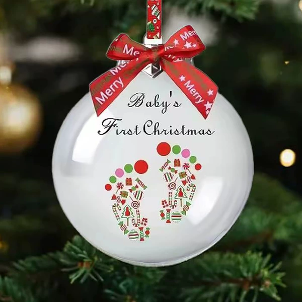 Both feet Christmas gift decoration pendant (6cm)