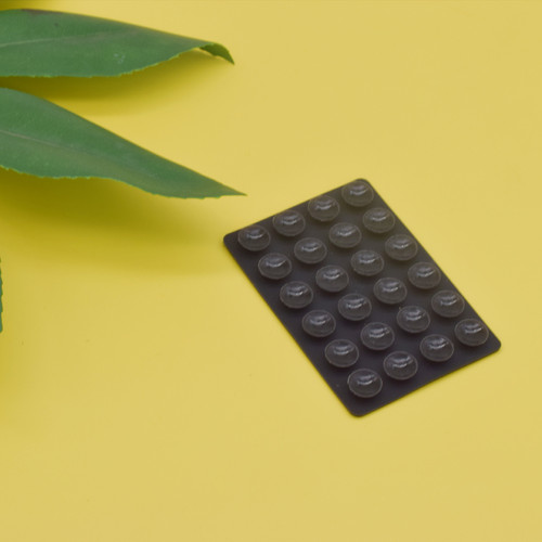 Factory direct sales wholesale silicone suction cup square single-sided mobile phone fixed suction cup lazy suction cup 24 pieces single color