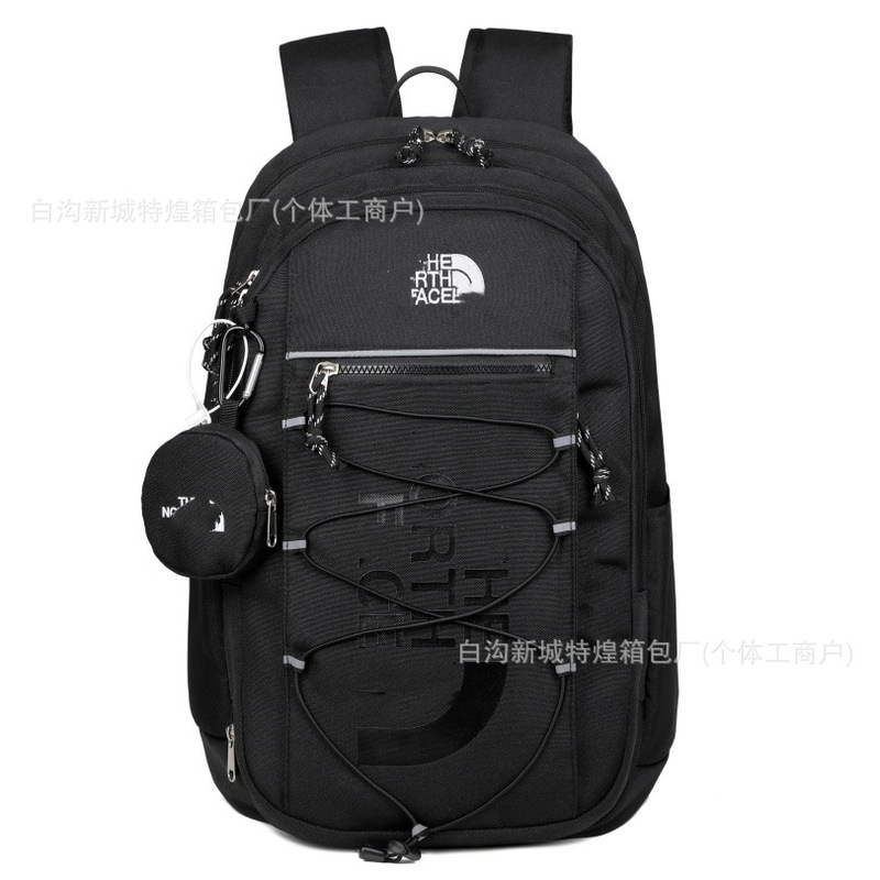 双肩背包大容量高中大学书包电脑包男女户外旅行包北臉TN/F运动包|undefined