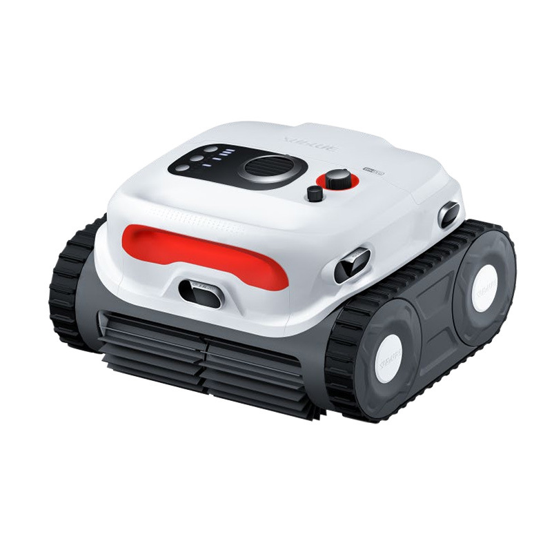 Robot de limpieza automática de piscina de larga duración ruta inteligente capaz de trepar pared piscina submarina inalámbrica máquina de succión de suciedad