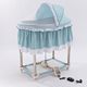 New sustenance up and down electric baby cradle bed multi-functional automatic rocking bed baby bed with mosquito net roller