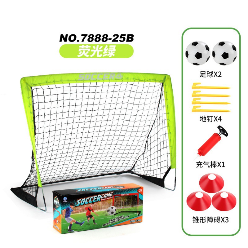 Transfronterizos amazónicos ocio infantil plegable patear la red de fútbol portátil indoor y outdoor juguetes deportivos tradicionales