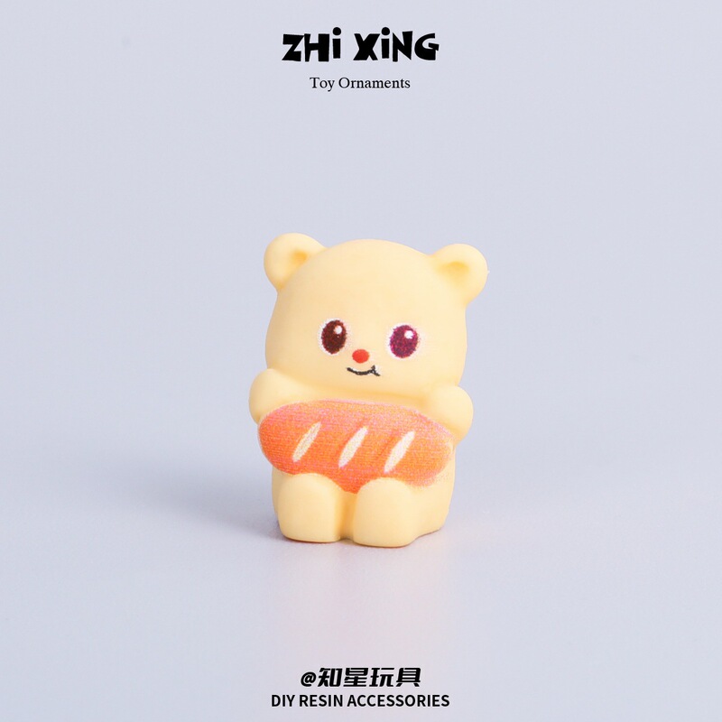 漫画樹脂かわいいクリームクマアクセサリーキーホルダージュエリーアクセサリー DIY クリエイティブジュエリー材料卸売|undefined