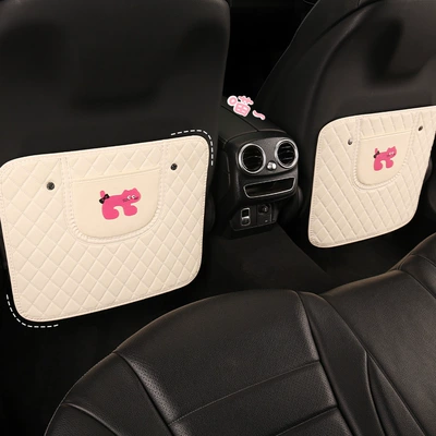 Pad Cute Cartoon Car Seat | Chair back anti-kick pad
