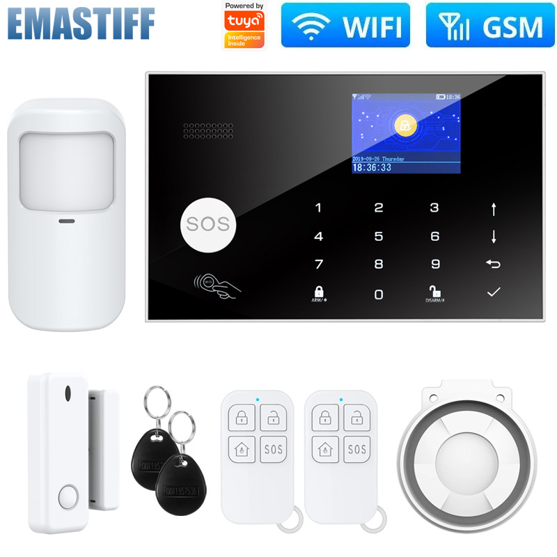Intelligent remote control Tuya Tuya dual network GSM alarm system…