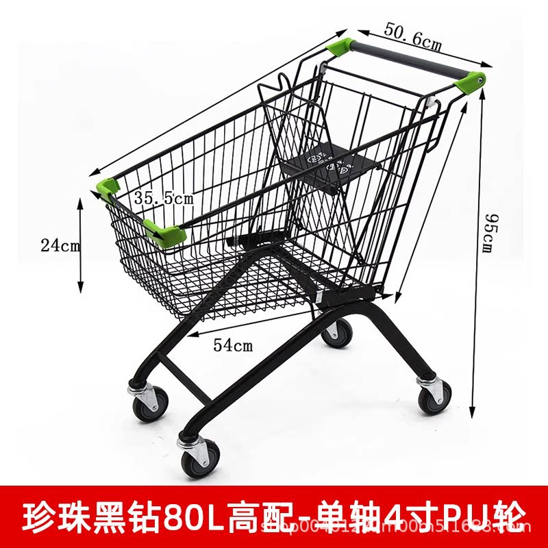 Carrito de compras de supermercado nuevo multifuncional carrito de compras carrito de compras doméstico propiedad carrito de compras almacén de carritos de manejo de camiones