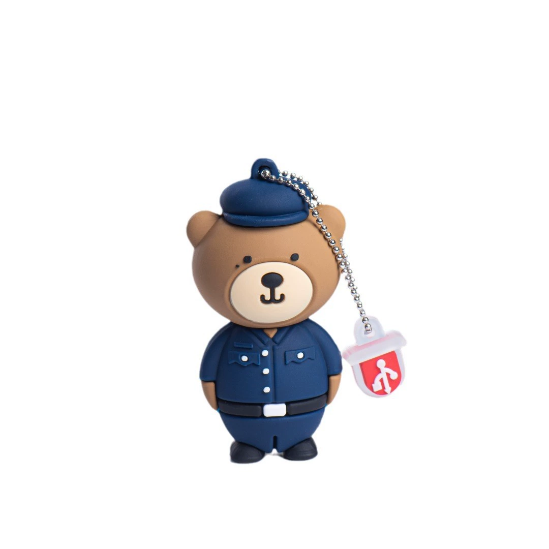 USB flash drive, mobile phone, laptop, with little bears, 64G, police