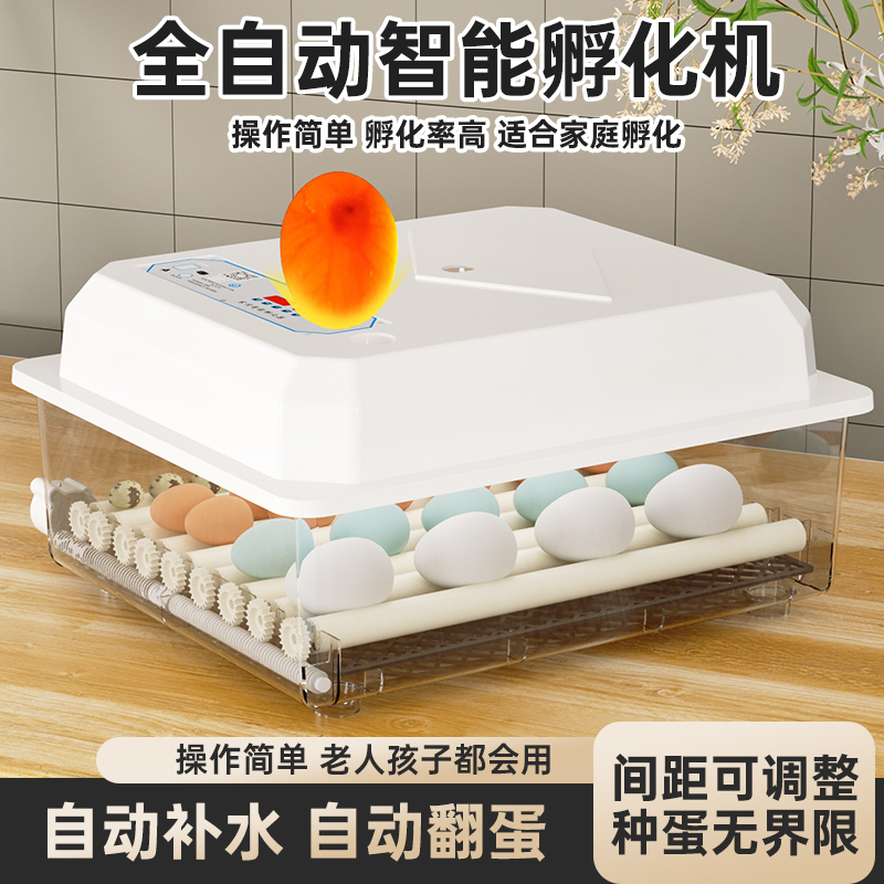 kt孵化器小型全自动孵蛋器家用型智能孵化机鸡鸭鹅鸽子芦丁鸡孵化