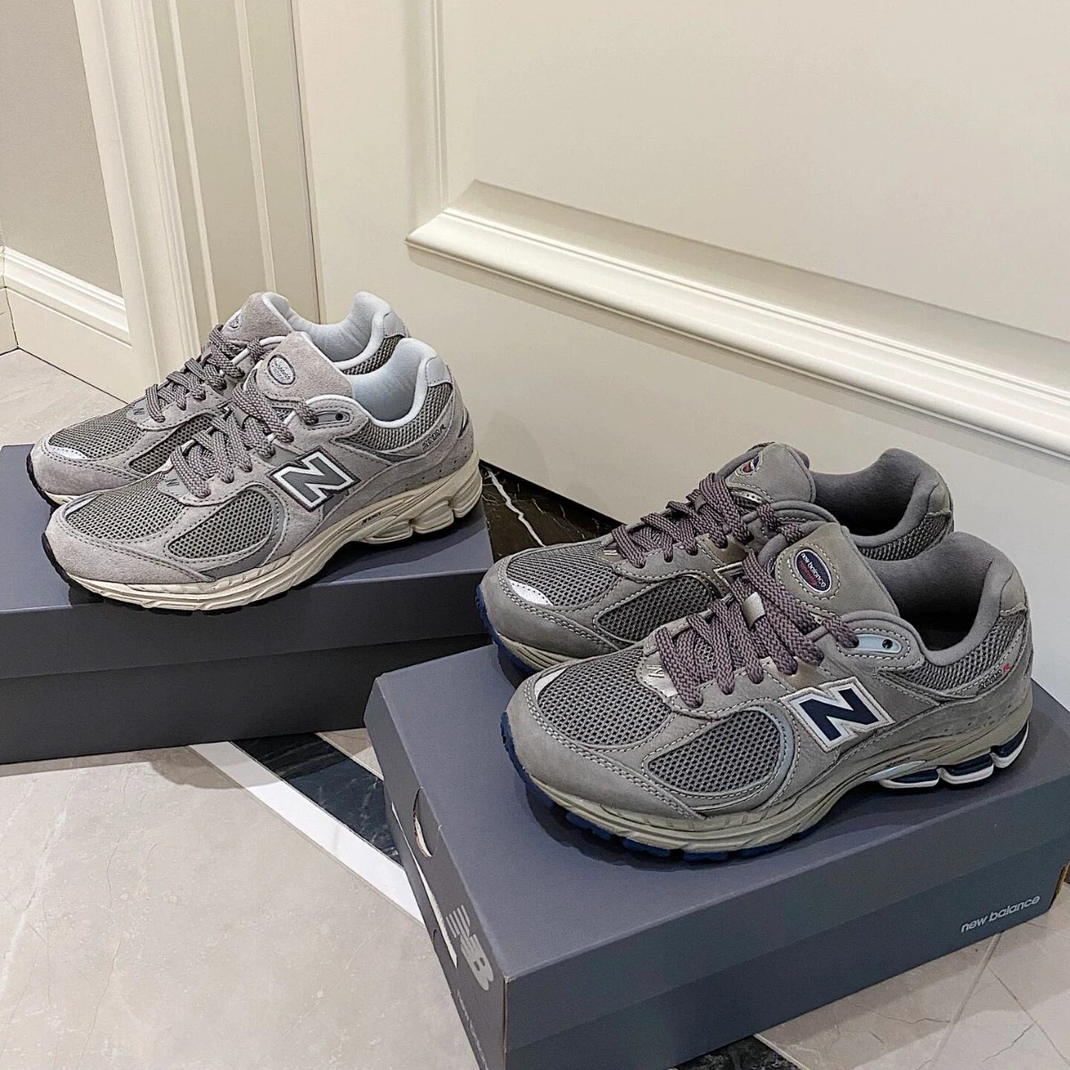 Putian обувь nb2002RA классическая серая дышащая обувь для мужчин и женщин