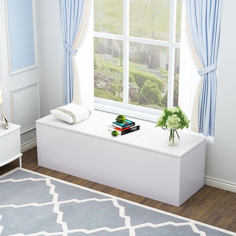 飘窗柜窗柜窗台柜卧室地柜上翻矮柜榻榻米柜阳台储物柜收纳柜定作