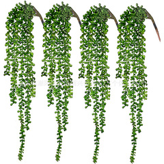 模造花藤緑植客間壁掛け装飾植物プラスチック藤条蔓多肉愛人涙装飾造花