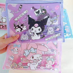 Sanrio pen bag, ruler, pencil, stationery set, Kuromi elementary school supplies, file bag, Children's Day gift