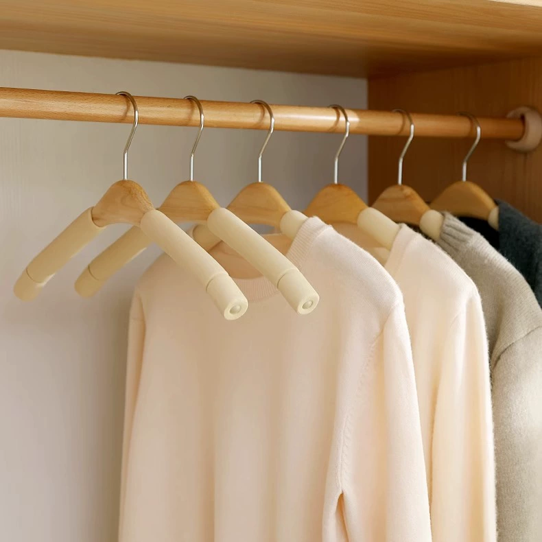Без следов губка вешалка для домашнего противоскользящего массива дерева вешалка для одежды одежды одежды Сушилка для одежды